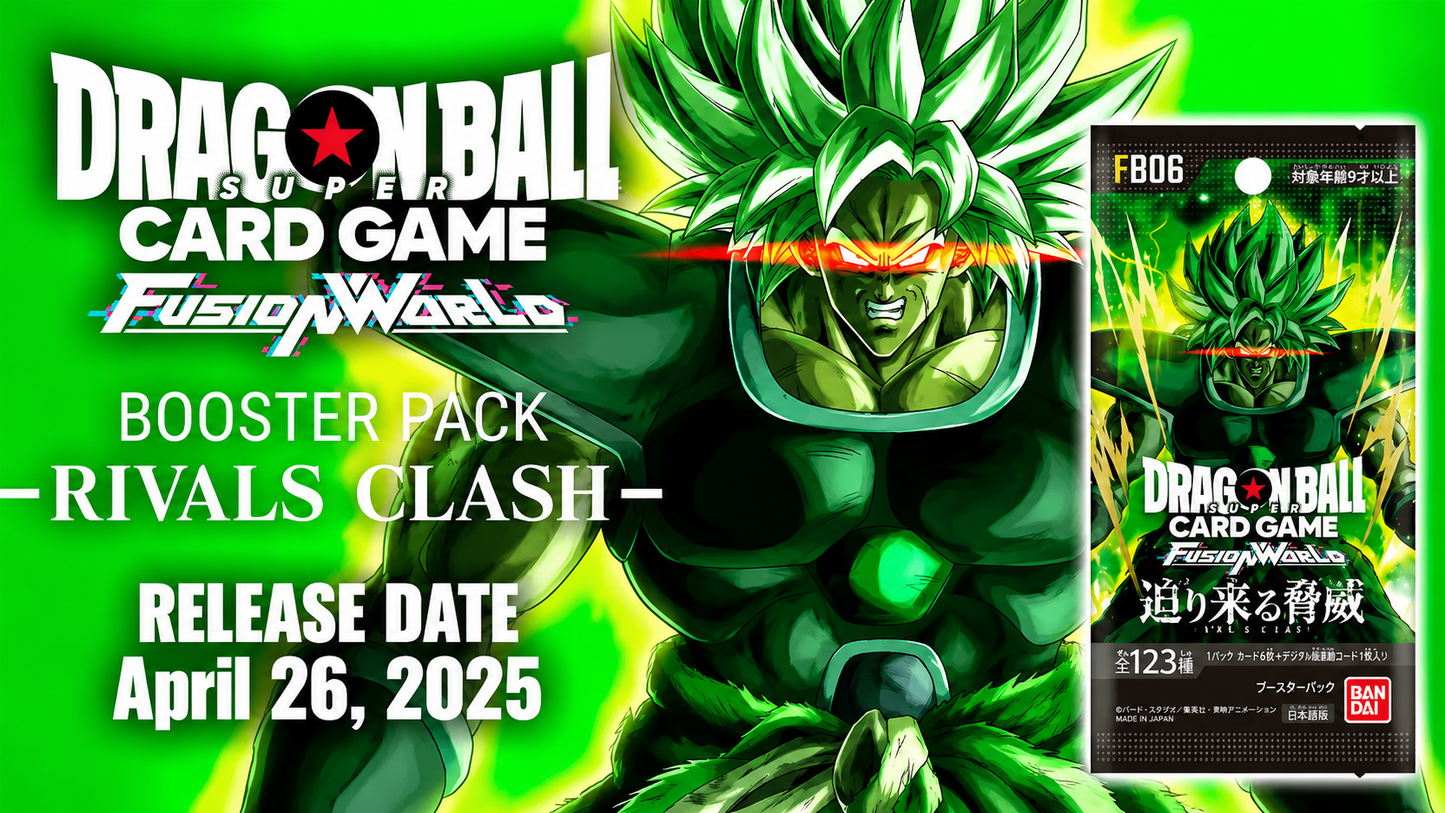 Dragon Ball Super Card Game: Fusion World – Rivals Clash [FB06] 24 Packs Booster Box (Japanese)