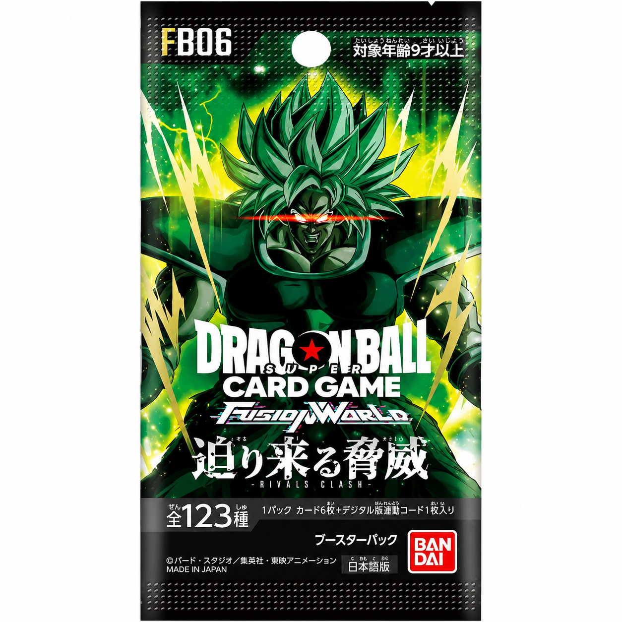 Dragon Ball Super Card Game: Fusion World – Rivals Clash [FB06] 24 Packs Booster Box (Japanese)