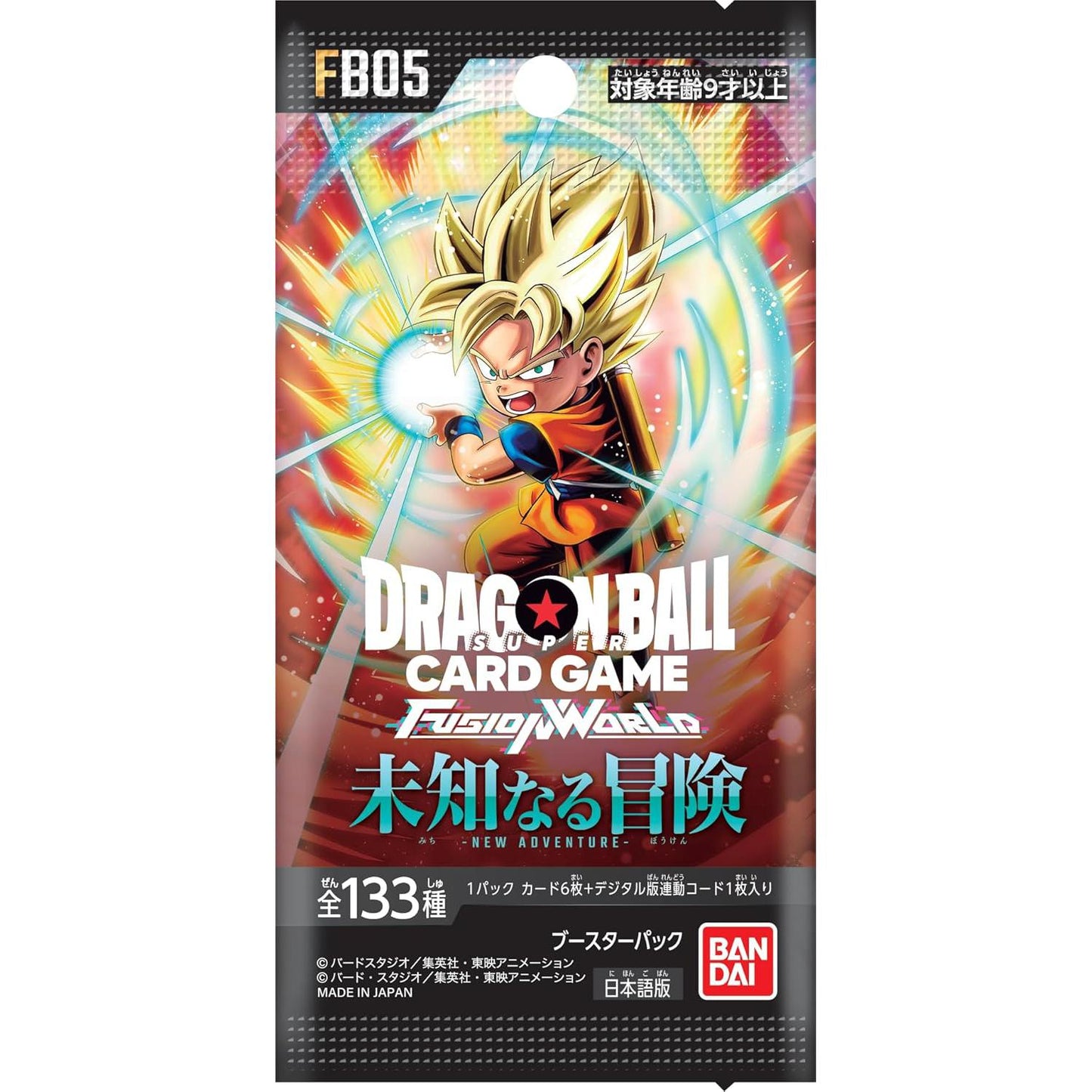 Dragon Ball Super Card Game: Fusion World – New Adventure [FB05] 24 Packs Booster Box (Japanese)