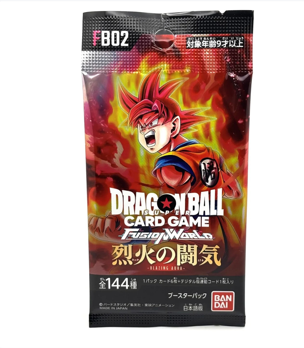 Dragon Ball Super Card Game Fusion World - Blazing Aura [FB02] 24 Packs Booster Box (Japanese)
