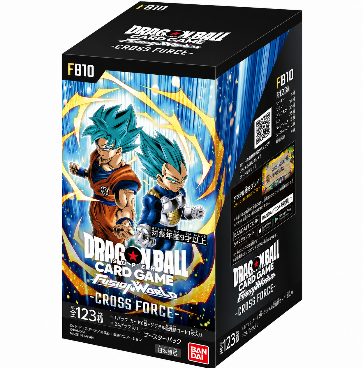 Dragon Ball Super Card Game: Fusion World – Cross Force [FB10] – 24 Packs Booster Box (Japanese)