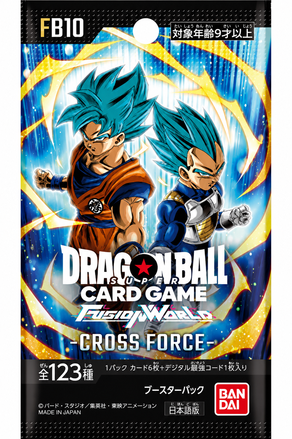 Dragon Ball Super Card Game: Fusion World – Cross Force [FB10] – 24 Packs Booster Box (Japanese)