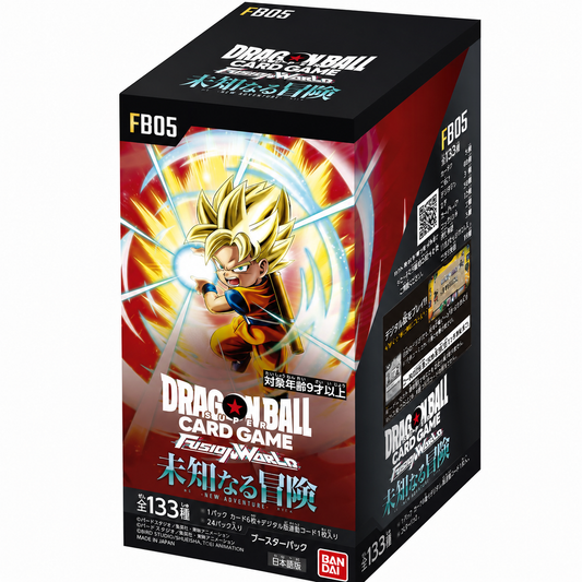 Dragon Ball Super Card Game: Fusion World – New Adventure [FB05] 24 Packs Booster Box (Japanese)